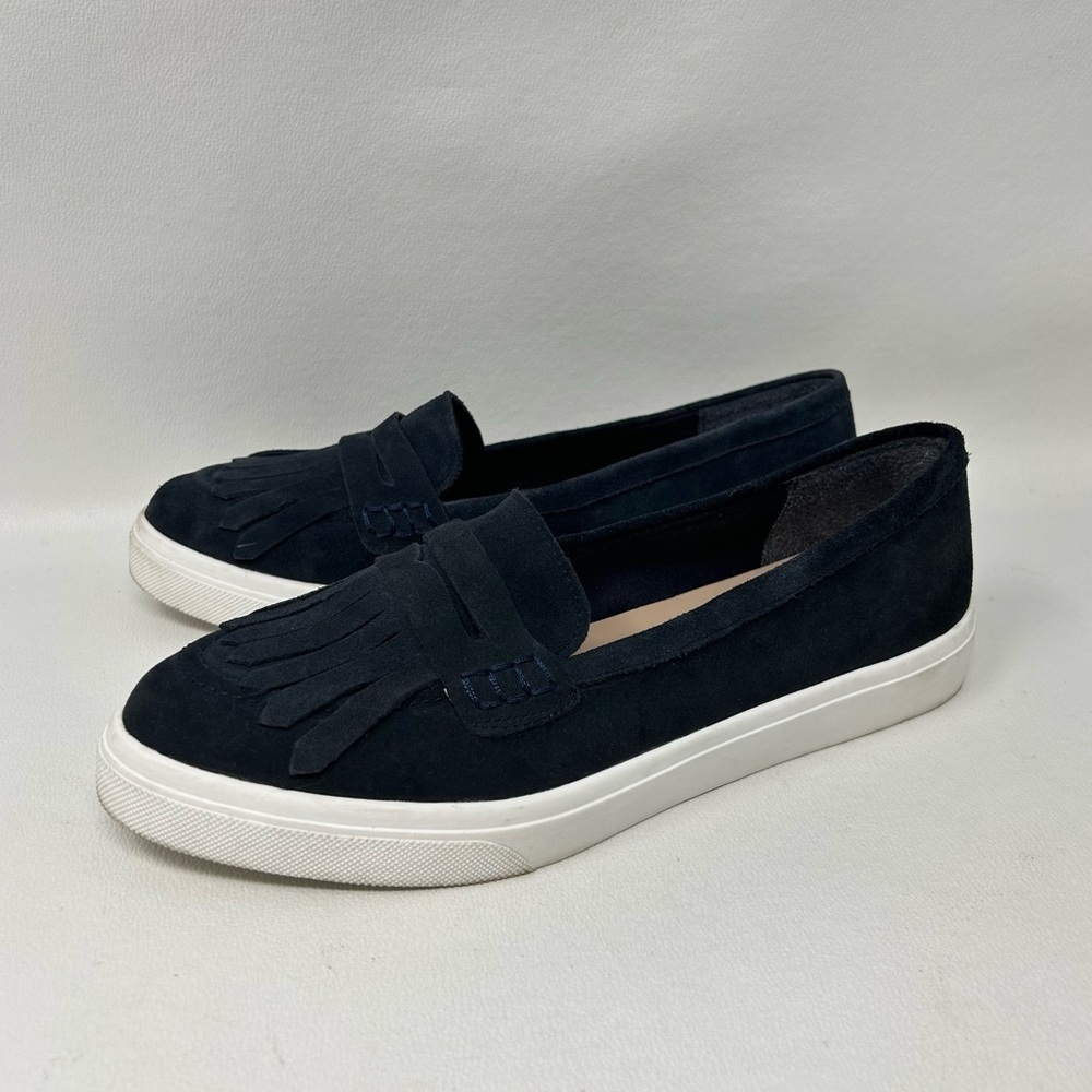 Sole Society Darla Blue Suede Loafers, Women’s Size 7